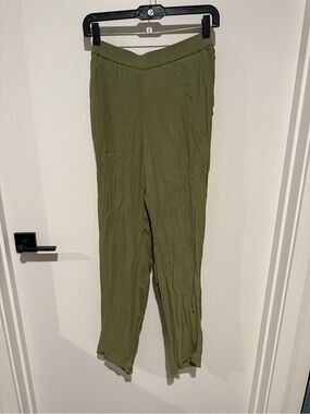 Scotch & Soda Olive Green Lightweight Pull-On Pants